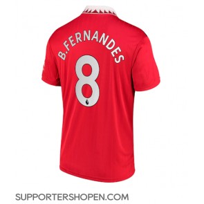 Manchester United Bruno Fernandes #8 Hemma Matchtröja 2022-23 Kortärmad